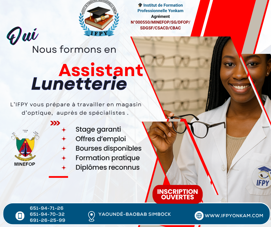 ASsISTANT Lunetterie