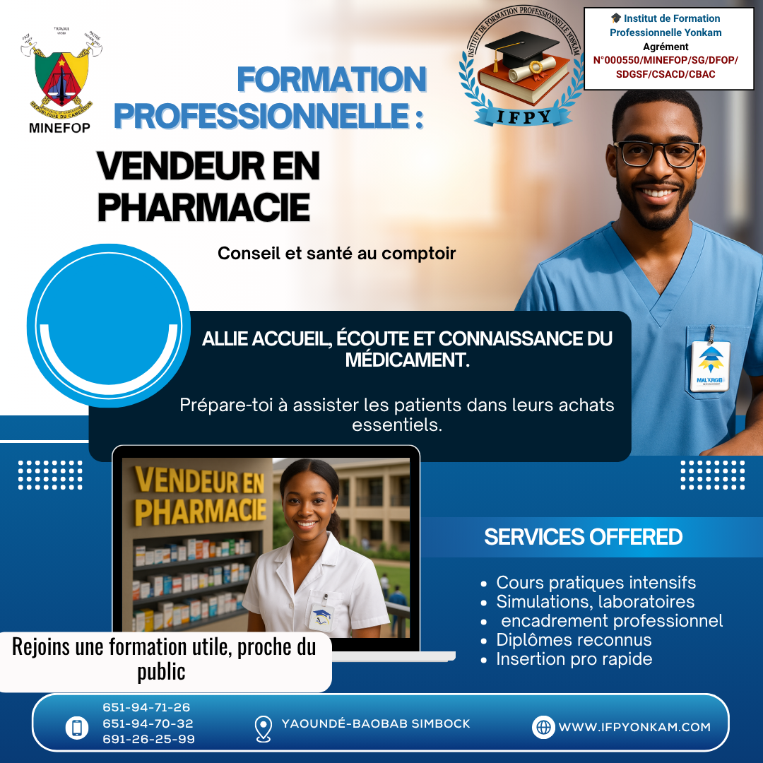 Vendeur en Pharmacie